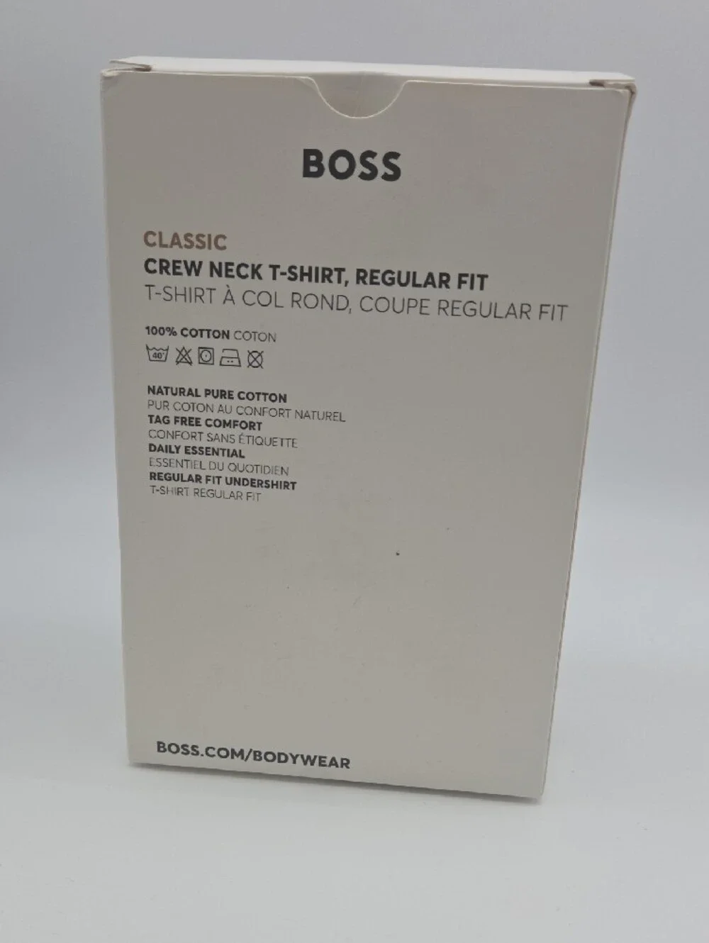 Boss 3-Pack Crew Neck T-Shirts in  Beige, Black And Green.